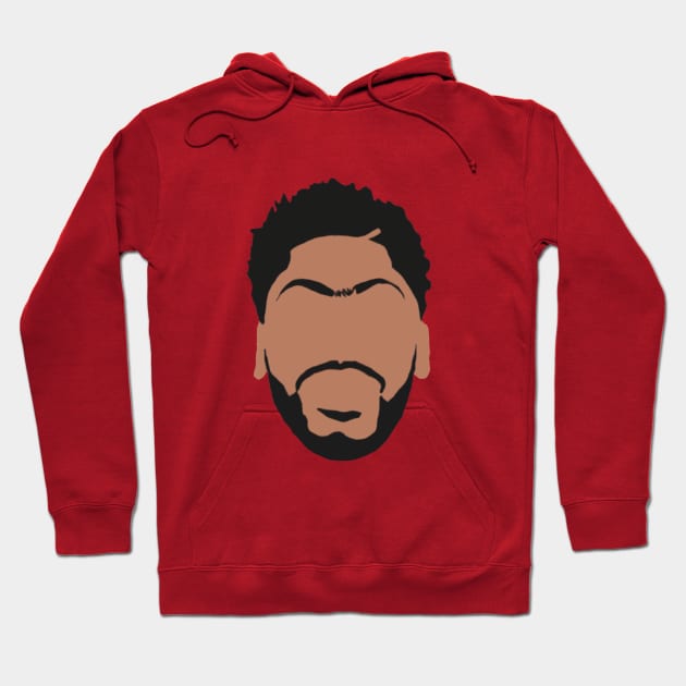 Anthony Davis Face Art Hoodie by rattraptees